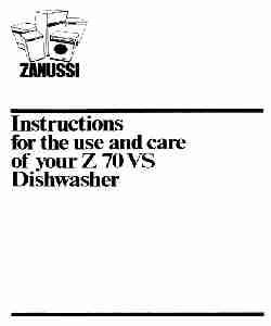 Zanussi Dishwasher Z 70 VS-page_pdf